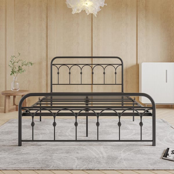 GZMR Queen Size Modern Metal Bed Frame GZ-ZHQU-DOLEX - The Home Depot