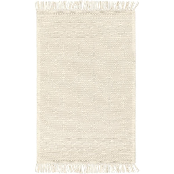 Livabliss Mendoza Ivory/Light Beige 9 ft. x 12 ft. Indoor Area Rug