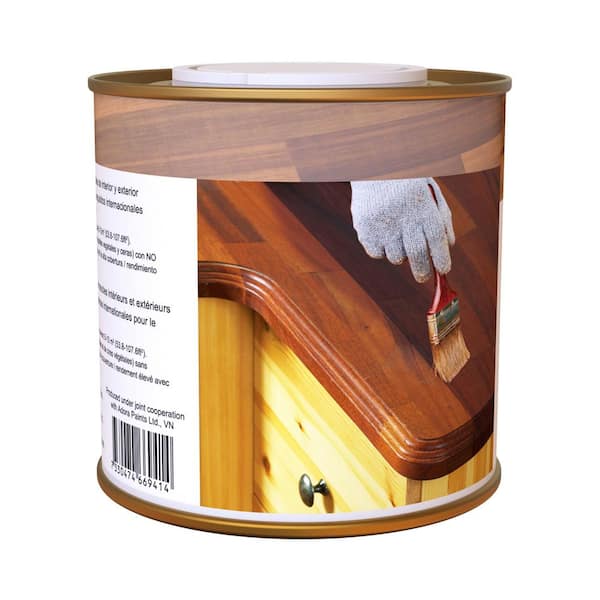Interbuild 34 fl. oz. Clear Hardwax Wood Oil Stain 471-2200D-1V - The Home  Depot