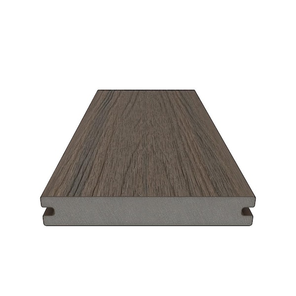 NewTechWood UltraShield Naturale Magellan 1 in. x 6 in. x 16 ft. Brazilian Ipe Solid with Groove Composite Decking Board (49-Pack)
