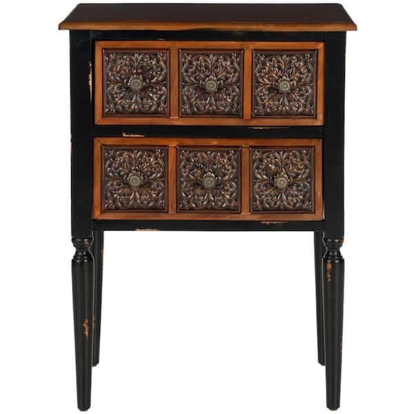 SAFAVIEH Kenneth Dark Brown Side Table