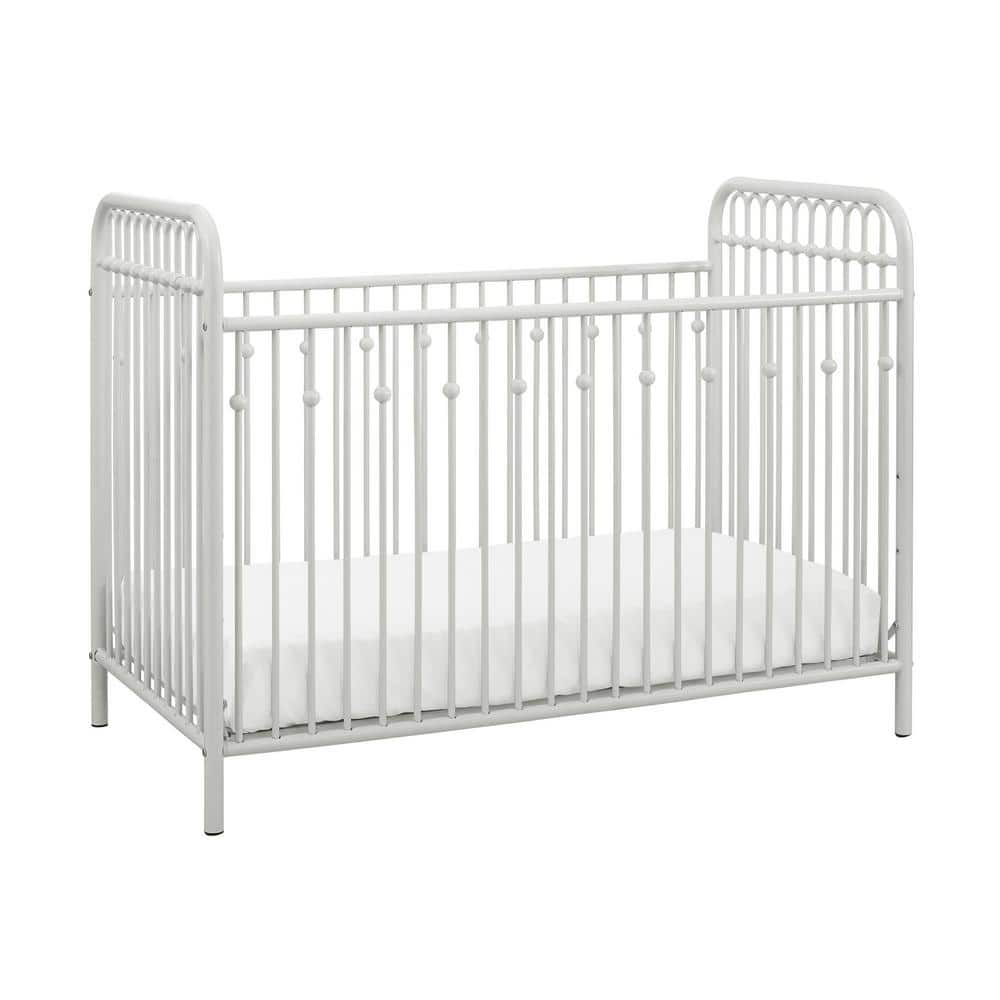 Little Seeds Monarch Hill Ivy White Metal Baby Crib -  5972496COM