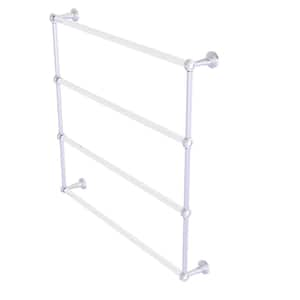 Pacific Beach 36 in. 4-Tier Ladder Towel Bar with Dotted Accents in Polished Chrome