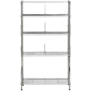 Chrome 5-Tier Carbon Steel Wire Shelving Unit (30 in. W x 53 in. H x 12 in. D)