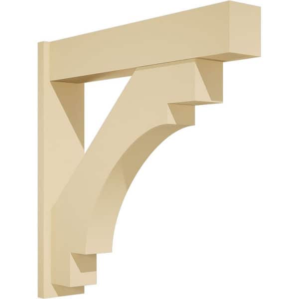 Merced 7 in. W x 36 in. H x 36 in. D Signature Urethane Polyurethane Outlooker with Block Ends