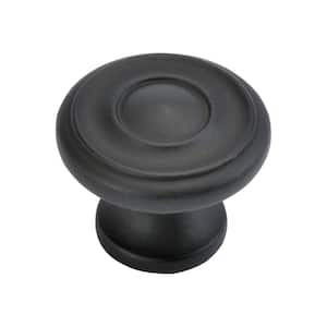 Cottage 1-1/4 in. Dia Oil-Rubbed Bronze Cabinet Knob (10-Pack)