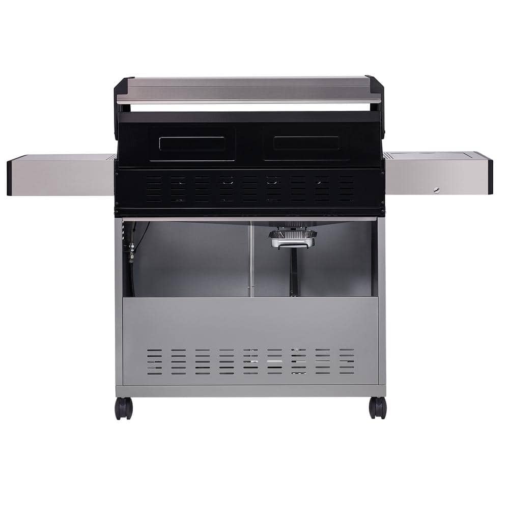 Denali 6-Burner Stainless Steel Natural Gas Grill with Side Burner