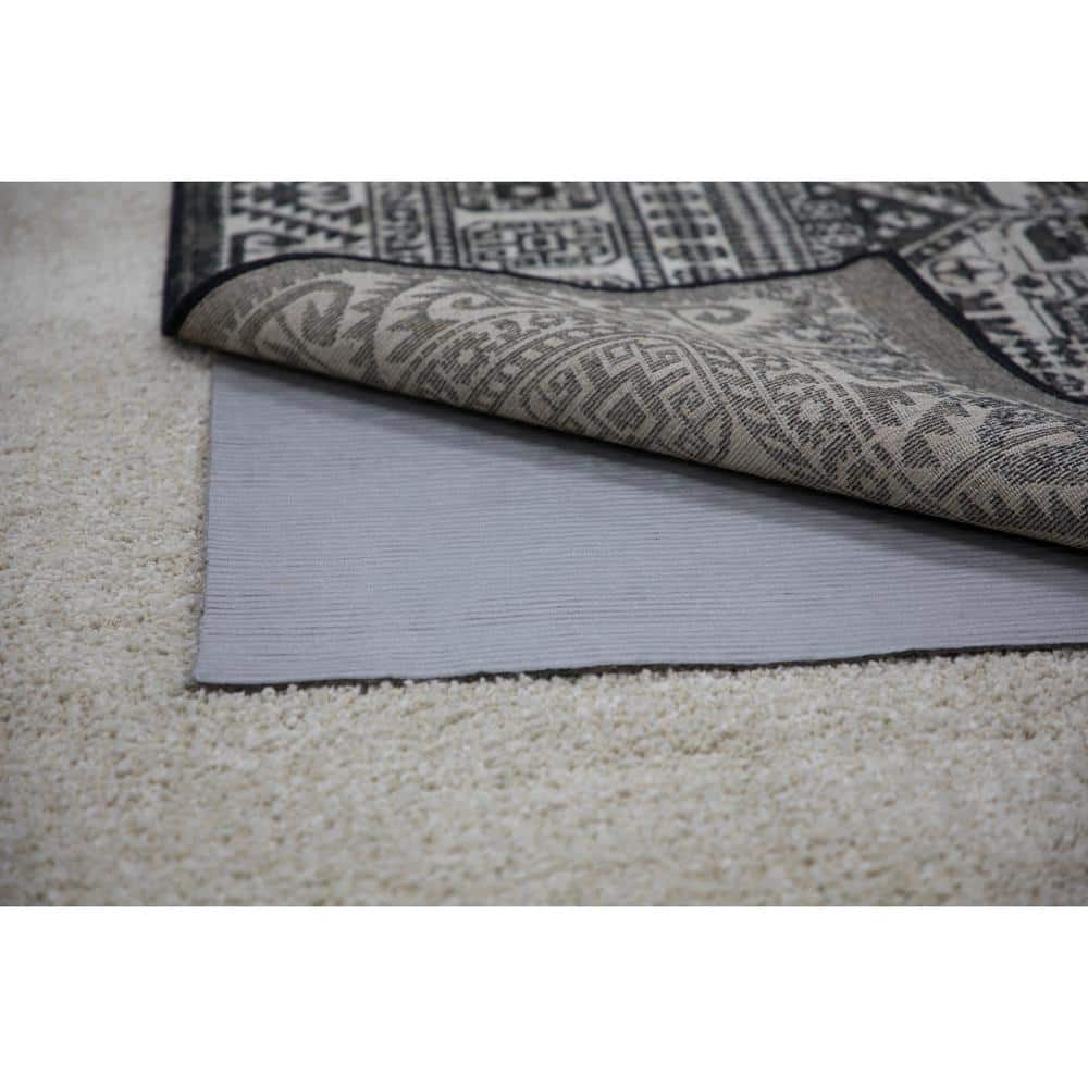 8' Round Reversible Pet Proof Rug Pad Gray - Karastan