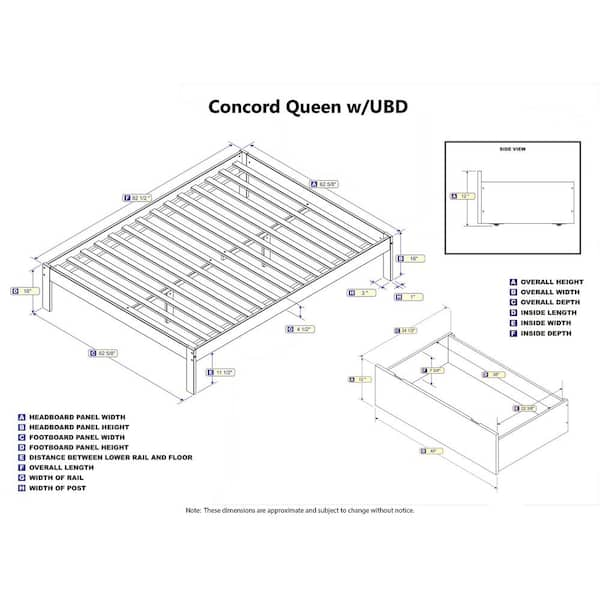 Queen Size Bed Dimension (w/ Charts and Images)