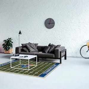 University of Kansas ft. by 6 ft. Homefield Area Rug
