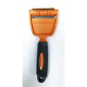 Large 2-in-1 Multi-Purpose Grooming Tool with 2 in. De-Shedder Blade