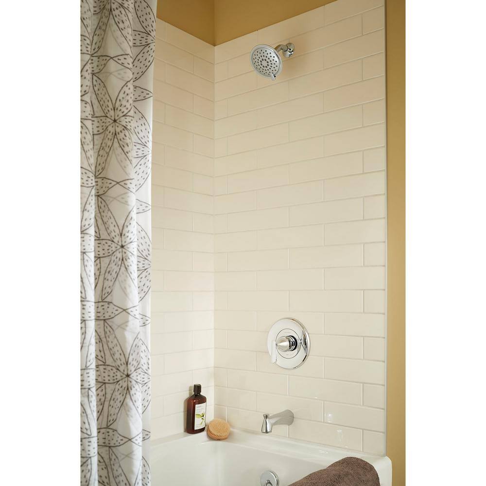 Brushed Nickel Wall Mounted Tub and Shower Trim Kit