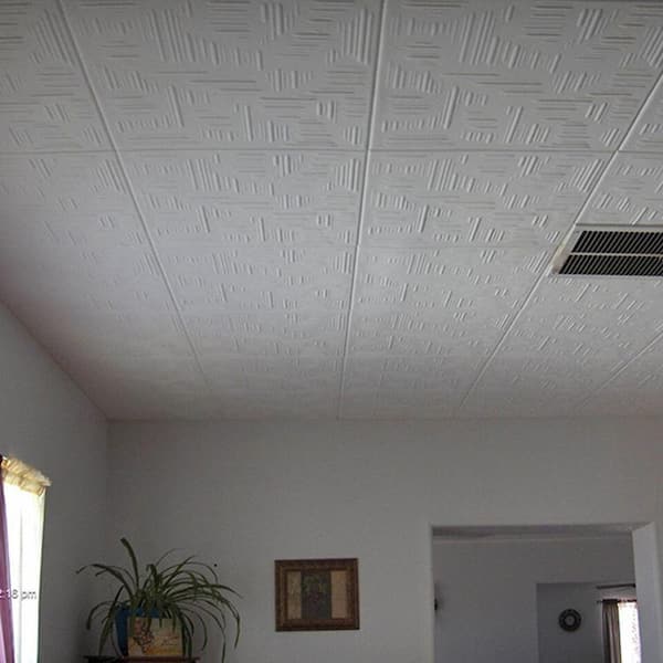 Installing Glue Up Ceiling Tiles Shelly Lighting