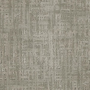 8 in. x 8 in. Pattern Carpet Sample - Tailored -Color Steele