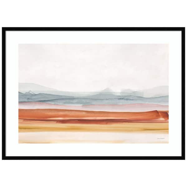 Amanti Art "Sierra Hills 01" by Lisa Audit 1-Piece Wood Framed Giclee Country Art Print 30-in. x 41-in.