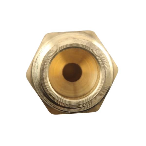 Everbilt 3/16 in. Barb x 1/4 in. MIP Brass Adapter Fitting 800109 - The Home  Depot