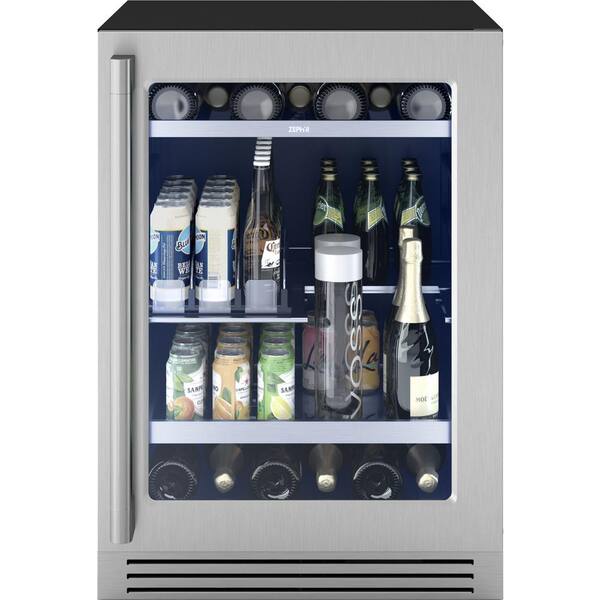 Presrv™ Black Stainless Dual Zone Wine Cooler | Zephyr