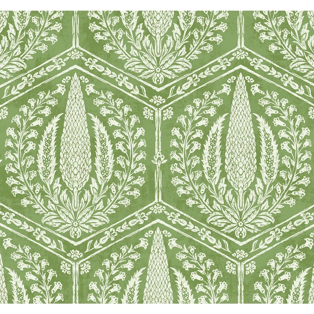 Courtyard Green Cyrus Harvest Nonwoven Paper Unpasted Wallpaper Roll 60.75 sq. ft. price history on PriceWatchPro