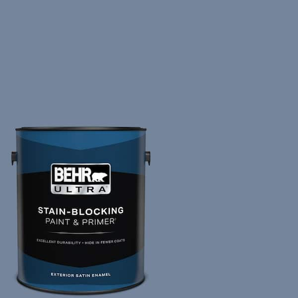 BEHR ULTRA 1 gal. #580F-5 Mysteria Satin Enamel Exterior Paint & Primer