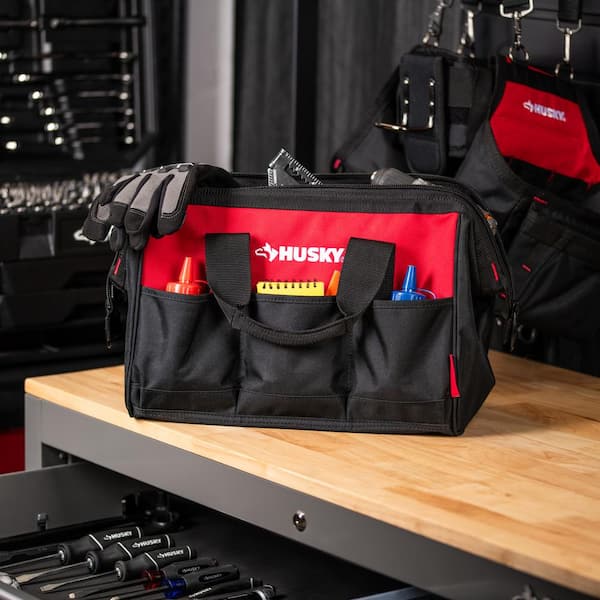 Husky 12 in. Tool Bag with 15 in. Tool Bag Combo HD600125-TH-BD