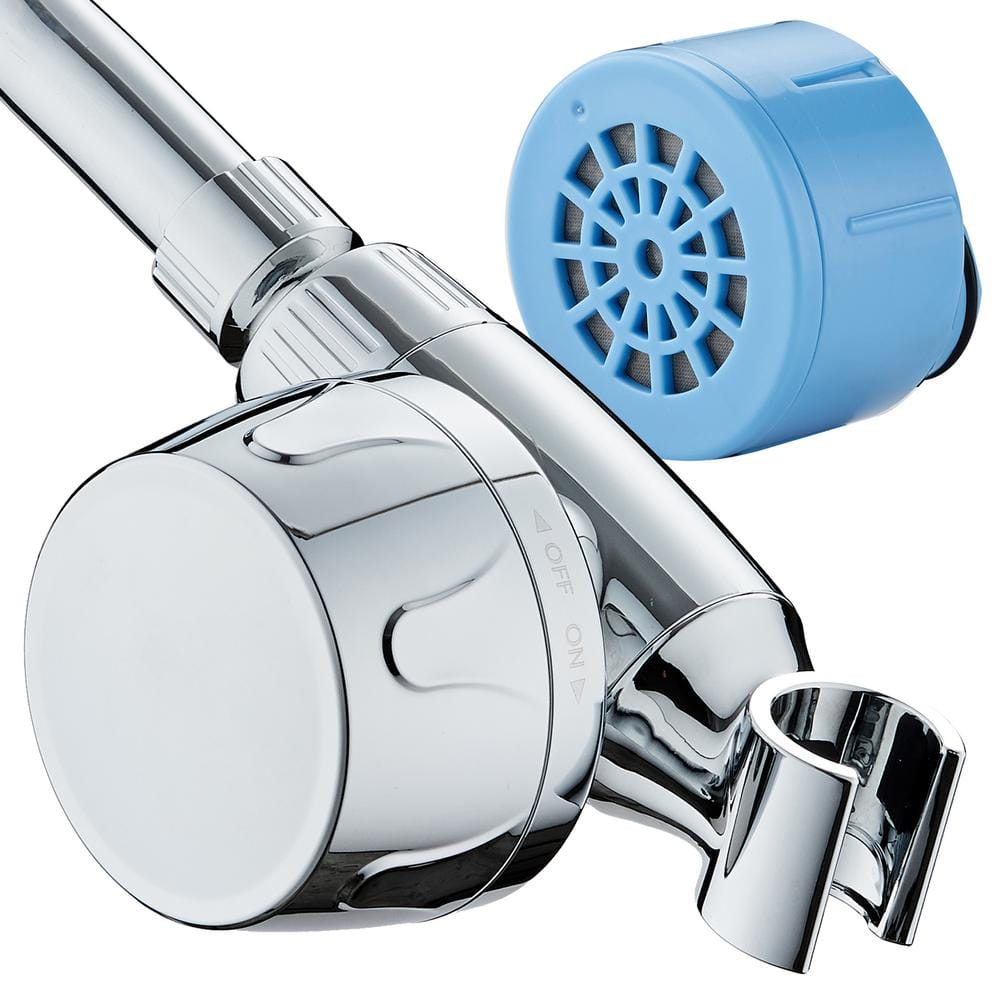 Hand Shower Water Filter with KDF Filtration, On Off Filtration Modes, Inst