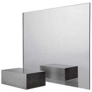 36 in. x 36 in. x .118 in. Acrylic Mirror 5-Sheet Contractor Value Pack