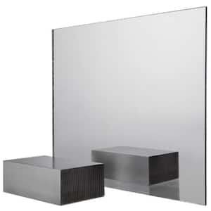 48 in. x 96 in. x 0.118 (1/8) in. Silver Mirror Acrylic Sheet