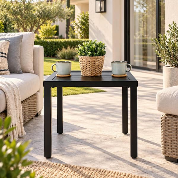 KOZYARD Kozyard 19 in. x 19 in. x 18 in. Outdoor Side Table