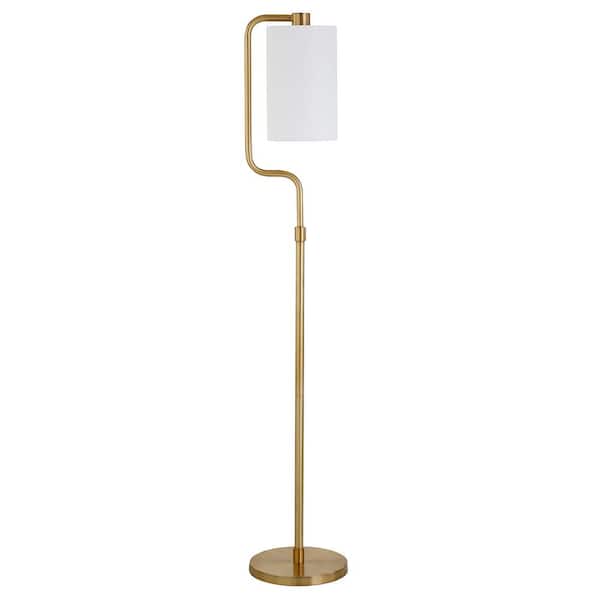 Meyer&Cross Rotolo 62 in. Brass Floor Lamp