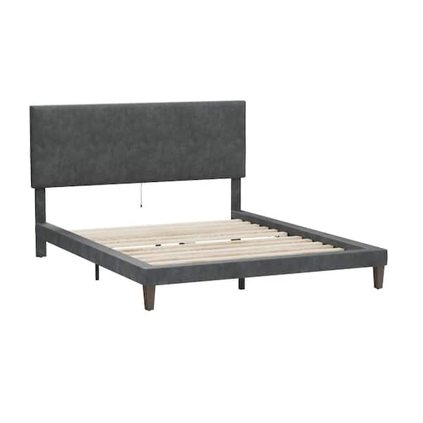 Bronwood upholstered deals low profile bed