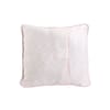 Cozy Line Home Fashions Pretty in Pink Girly Ruffle Star Stripped Pink  White Embroidered Cotton Square Decor Euro Throw Pillow (Set of 1)  BB2019-007-Square - The Home Depot