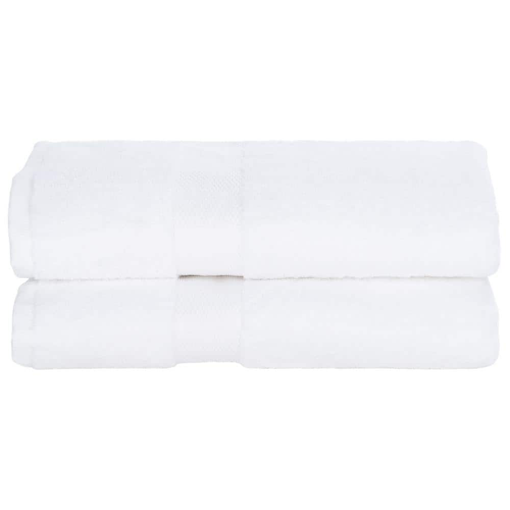 SAFAVIEH Home Collection Super Plush White 100% Cotton 8-Piece Bath Towel  Bundle Set