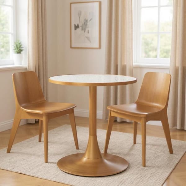 Black Wood 79 in. Cross Legs Dining Table Seats Seats 6