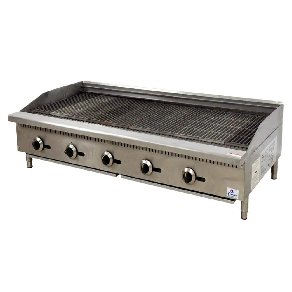 60 in. W Heavyâ€‘Duty Countertop Radiant Charbroiler
