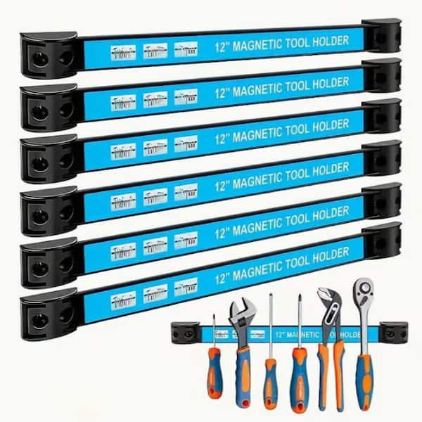 Wellco 18 in. Magnetic Tool Holder Strips, Heavy-Duty Tool