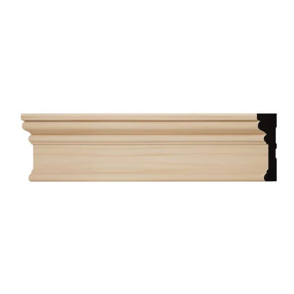 Ekena Millwork BRB3 0.69 in. D x 2.25 in. W x 6 in. L Wood (Alder) Casing Sample