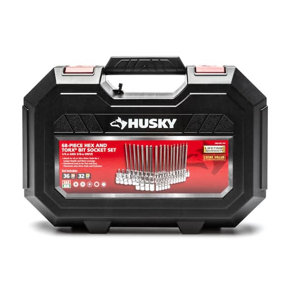 Husky Master Hex and Torx Bit Socket Set (68-Piece) H68PCHEXTX