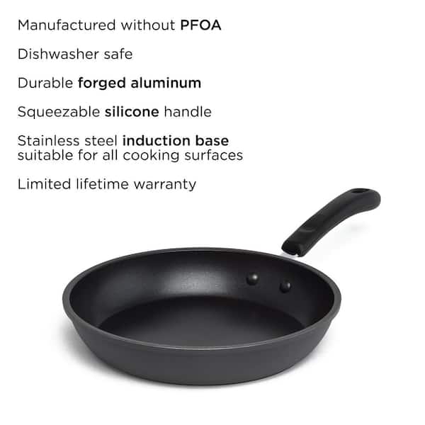100% Pfoa Free Stone-derived Nonstick Frying Pan Coating 5 Layers Bottom  Soft Handle Aluminum Dishwasher Safe Cooking Pan Set - Pans - AliExpress