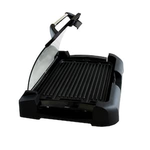 Reversible Indoor Grill and Griddle with Removable Glass Lid