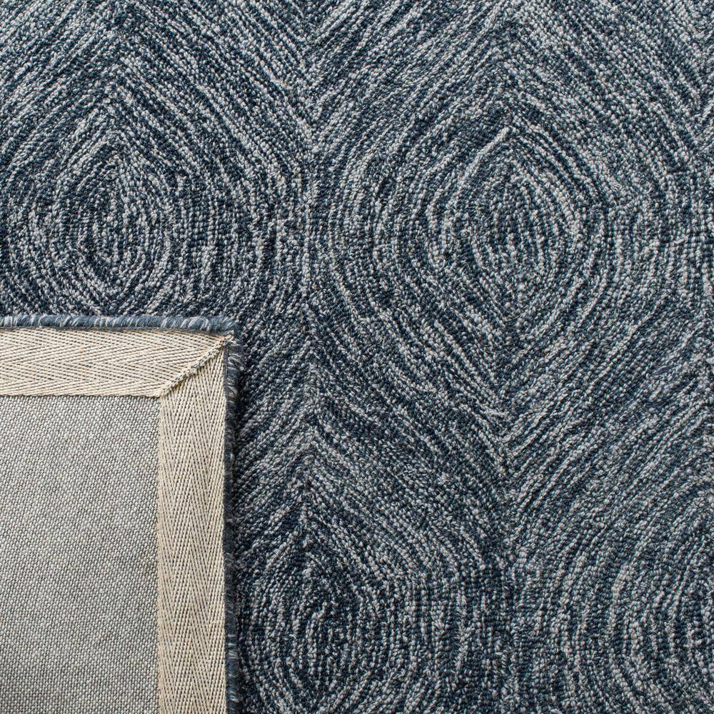 Handmade Grey & Ivory Wool Tufted Area Rug 8' x 10'