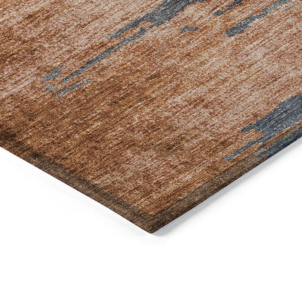 Chantille Machine Washable Indoor/Outdoor Abstract ACN2010 Paprika 2 ft. x 3 ft. Accent Rug