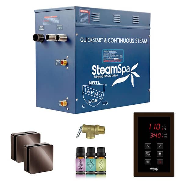 Oasis Series 12000-Watt Steam Generator with Continuous Steam Plus Easy Touch Pad in Oil Rubbed Bronze