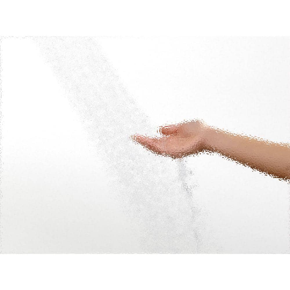 Vista Pivot II Silver Pebbled Glass 42'' x 65.5'' Shower Door