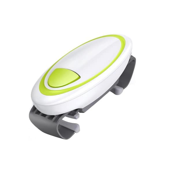 Upgraded Electric Jar Opener with Adjustable Jaws, One-Touch Automatic Operation, Safety Silicone Grip for Seniors