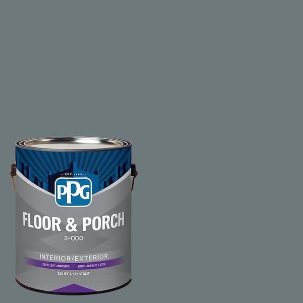 1 gal. PPG1036-6 Phantom Satin Interior/Exterior Floor and Porch Paint