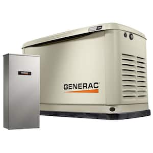 16000-Watt (LP)/16000-Watt (NG) Air Cooled Standby Generator with Wi-Fi and Whole House 200 Amp Auto Transfer Switch