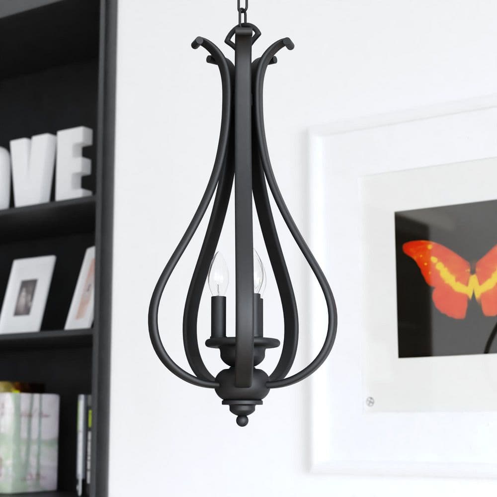 Monrovia 3-Light Bronze Open Cage Teardrop Pendant Light price history on PriceWatchPro