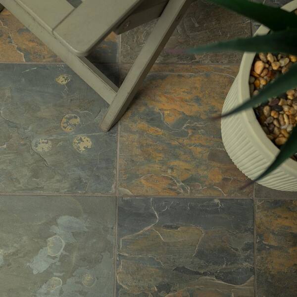 MSI Rustique Earth 12 in. x 12 in. Gauged Slate Floor and Wall Tile (10 sq. ft. / case)