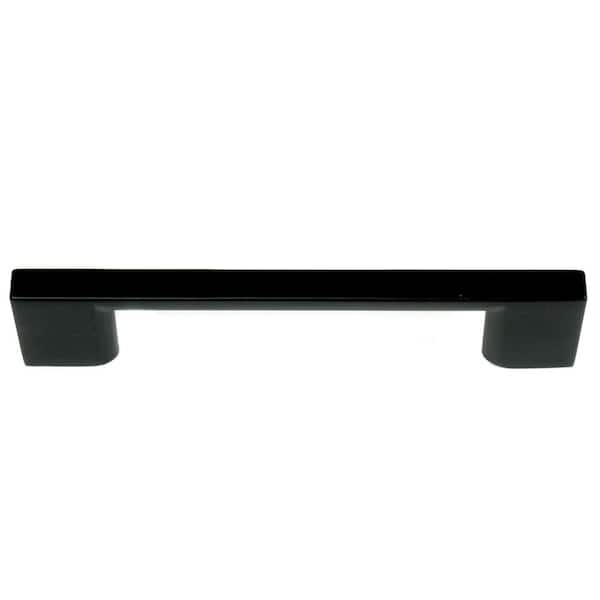 Contempo 6-2/7 in. (160 mm) Matte Black Drawer/Cabinet Bar Pull