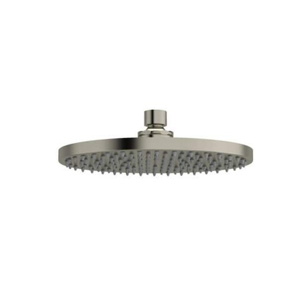 RIOBEL 1-Spray Patterns 8 in. Wall Mount Fixed Shower Head in Brushed Nickel